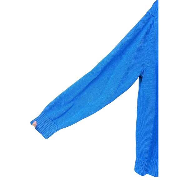 L.L. Bean Men’s XL Blue Cotton Quarter Zip Sweater Knit Pullover Classic Casual - Picture 11 of 11